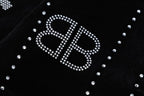 Jaqueta Balenciaga Silver Studs Preta