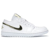 Air Jordan 1 Low White Metallic Gold