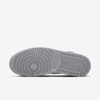 Tênis Jordan 1 Mid Wolf Grey Midnight Navy