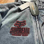 Jaqueta Supreme x Fox Racing Hooded Work Denim