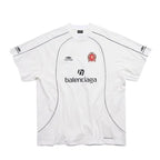 Camiseta Balenciaga Paris #10 Soccer Jersey Oversized White