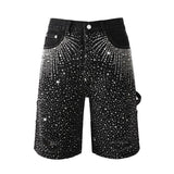 Bermuda Purple Brand Jeans Crystal Black