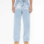 Calça Icecream Check Lined Denim jeans