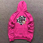 Moletom Chrome Hearts x Matty Boy Spider Web Rosa