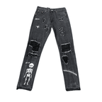 Calça Jeans Gallery Dept. Skull Black