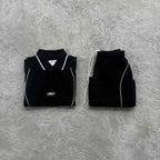 Conjunto Corteiz Island Pique Polo Preto