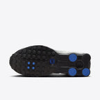 Nike Shox R4 Metallic Silver Black Racer Blue