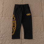 Conjunto Corteiz Superior Royale Preto/Amarelo