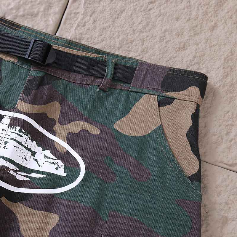 Pronta Entrega - Calça Corteiz Cargo Camuflada