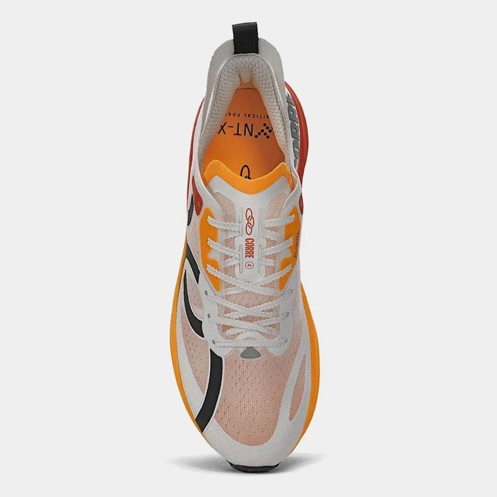 Tênis Corre 4 Branco Laranja