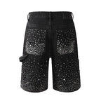 Bermuda Purple Brand Jeans Crystal Black
