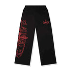 Calça Corteiz x 21 Savage Slaughter Gang Preta