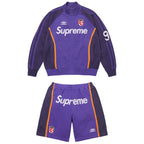 Conjunto Supreme x Umbro Zip Up Purple