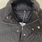 Jaqueta Chrome Hearts Monogram Print Puffer Black