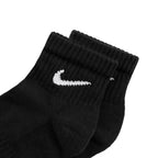 Meias Nike Everyday Cushioned Ankle Socks 3 Pares Preto