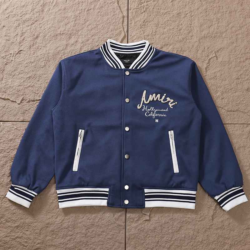 Jaqueta Amiri Hollywood bomber Dusty Blue