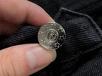 Shorts Corteiz Alcatraz Denim Washed Black
