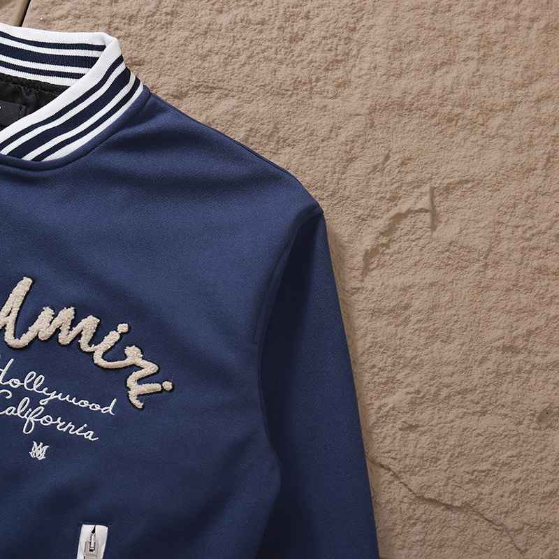 Jaqueta Amiri Hollywood bomber Dusty Blue