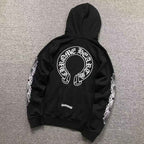Moletom Chrome Hearts Horseshoe Floral Preto