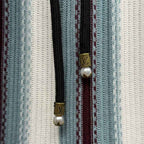 Conjunto Louis Vuitton Crochê Branco/Azul