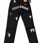 Pronta Entrega - Calça Jeans Chrome Hearts Cross White