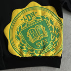 Conjunto Syna World College Logo Preto/Amarelo