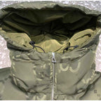 Jaqueta Gucci GG Canvas Jumbo Puffer Verde