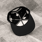 Boné Chrome Hearts Cross Patch Preto