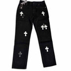 Calça Jeans Chrome Hearts Cross White