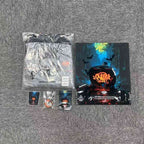 Conjunto Synaworld 'Syna Logo' Shell Black/Orange