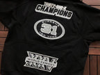Moletom Supreme Football Zip Up Hooded Black