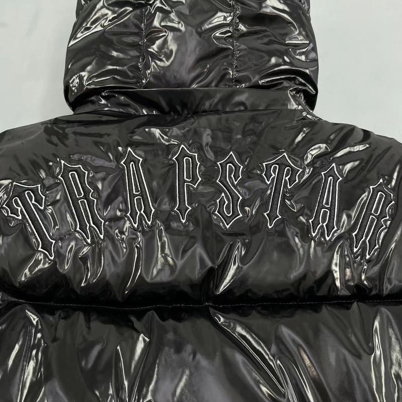 Pronta Entrega - Jaqueta Trapstar Shiny Irongate Detachable Hooded Puffer