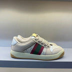 Gucci Screener Cream Leather (Pronta Entrega)