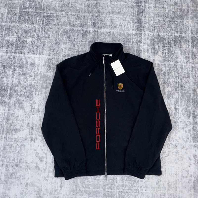 Jaqueta Aimé Leon Dore x Porsche Nylon Track Black