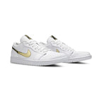 Air Jordan 1 Low White Metallic Gold