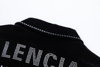 Jaqueta Balenciaga Silver Studs Preta