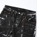 Calça Purple Black Silver Jeans