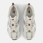 New Balance 530 Sea Salt White Mercury Red