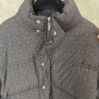 Jaqueta Chrome Hearts Monogram Print Puffer Black