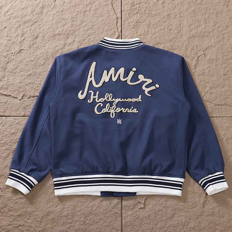 Jaqueta Amiri Hollywood bomber Dusty Blue