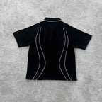 Conjunto Corteiz Island Pique Polo Preto
