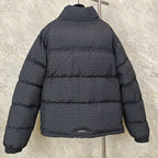 Jaqueta Chrome Hearts Monogram Print Puffer Black