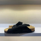 Birkenstock Arizona Soft Footbed Suede Black (Pronta Entrega)