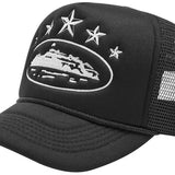 Boné Corteiz Trucker 5 Starz Alcatraz Black
