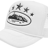 Boné Corteiz Trucker 5 Starz Alcatraz White