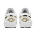 Air Jordan 1 Low White Metallic Gold