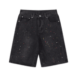 Bermuda Chrome Hearts Balck Cross Jeans