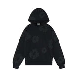 Moletom Denim Tears Cotton Wreath Black Monochrome