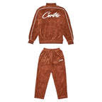 Conjunto Corteiz Veludo Marrom