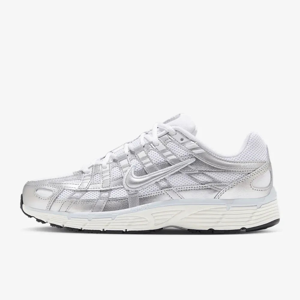 Nike P-6000 White Blue Tint Sail Metallic Silver